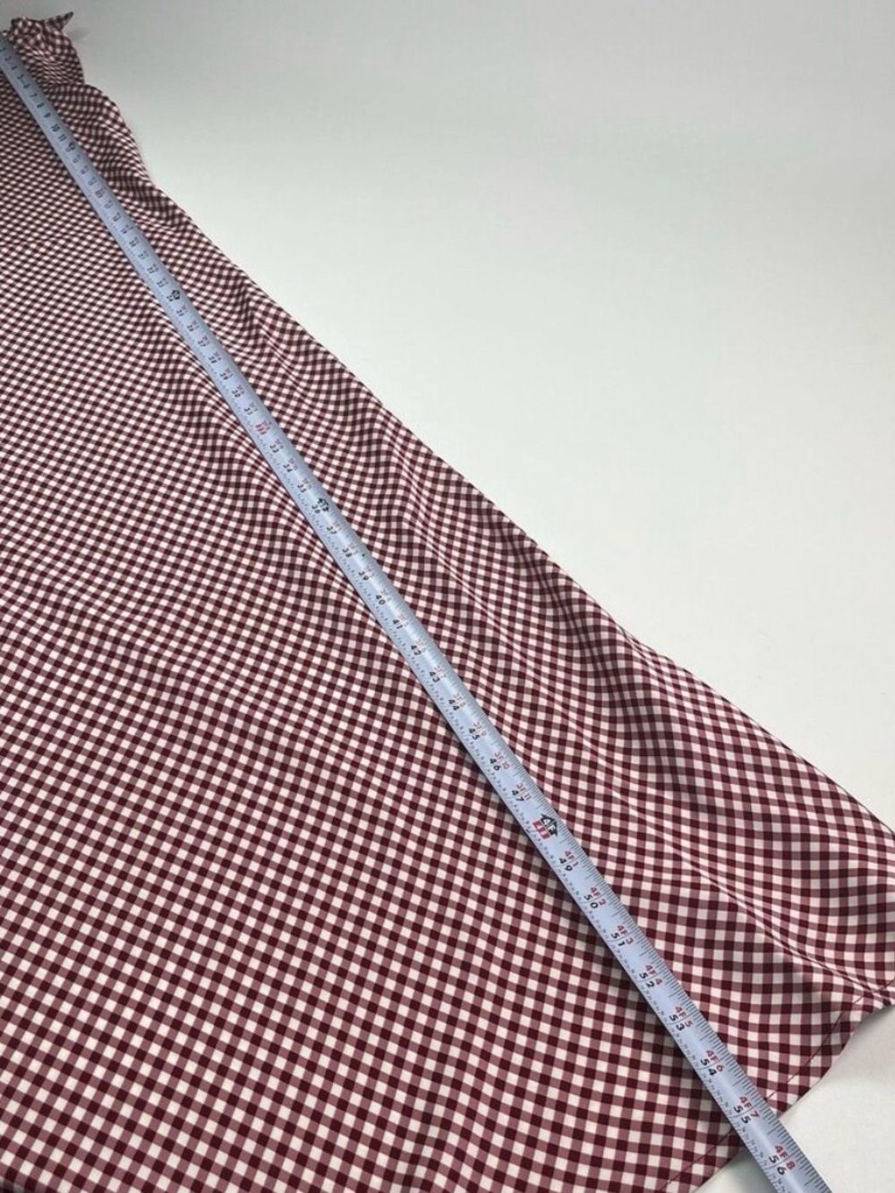 Caroline Constas Rose and White Gingham Tie-Shoulder Maxi Dress - Picture 3 of 9